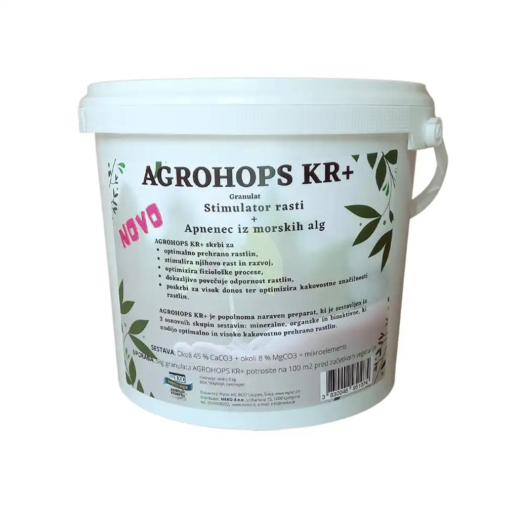 AGROHOPS KR+ za izboljšanje zemlje in uravnavanje kislosti tal